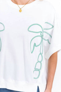 Peach Love - Kokomo Palm Tree Terry Top