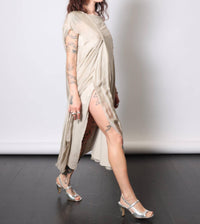 Sanctamuerte - Asymmetric Midi Dress