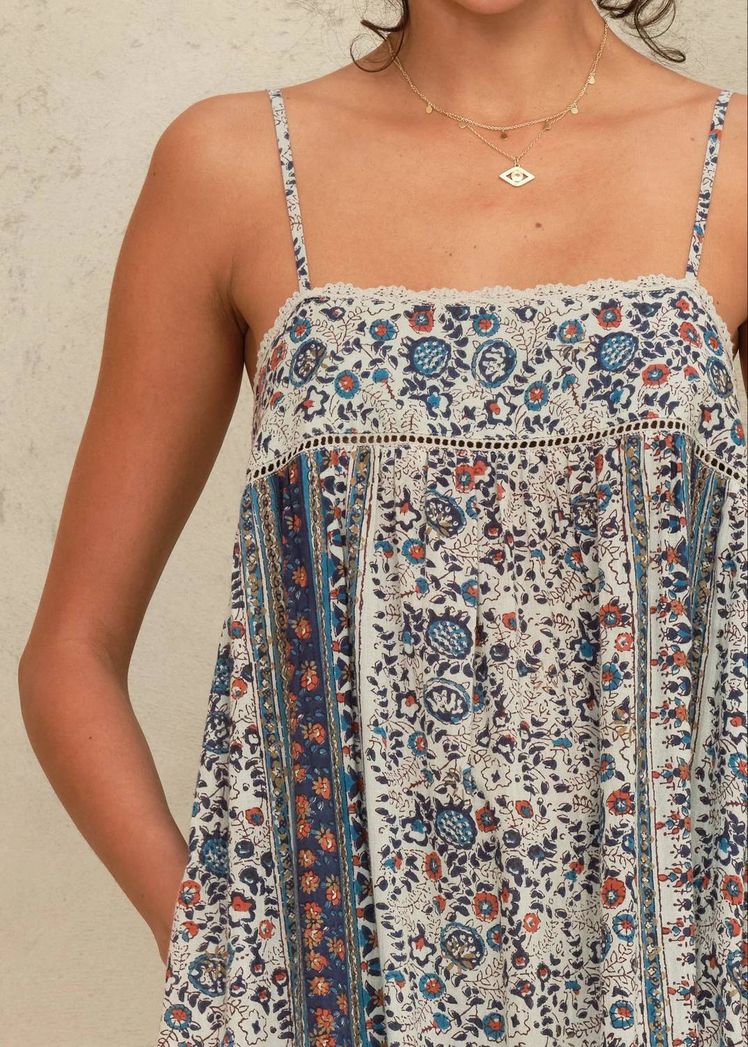M.A.B.E. - CASS PRINT MAXI DRESS
