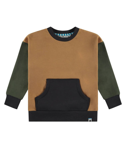 Babyface - Boys' Kangaroo Pocket Colorblock Pullover