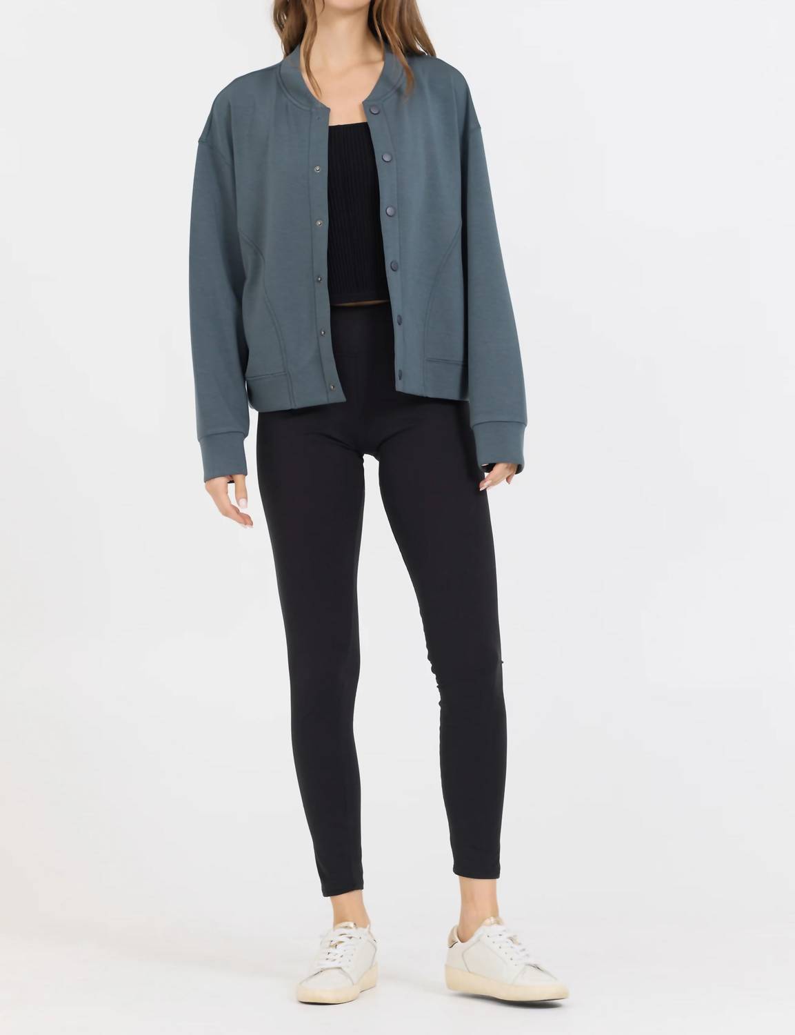 Vintage Havana - Cloud Fleece Bomber Jacket