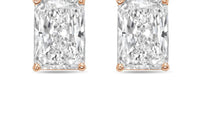 Diana M Jewels - Women's Radiant Lab-grown Diamond Stud Earrings (1.00 Tcw) - Delicate