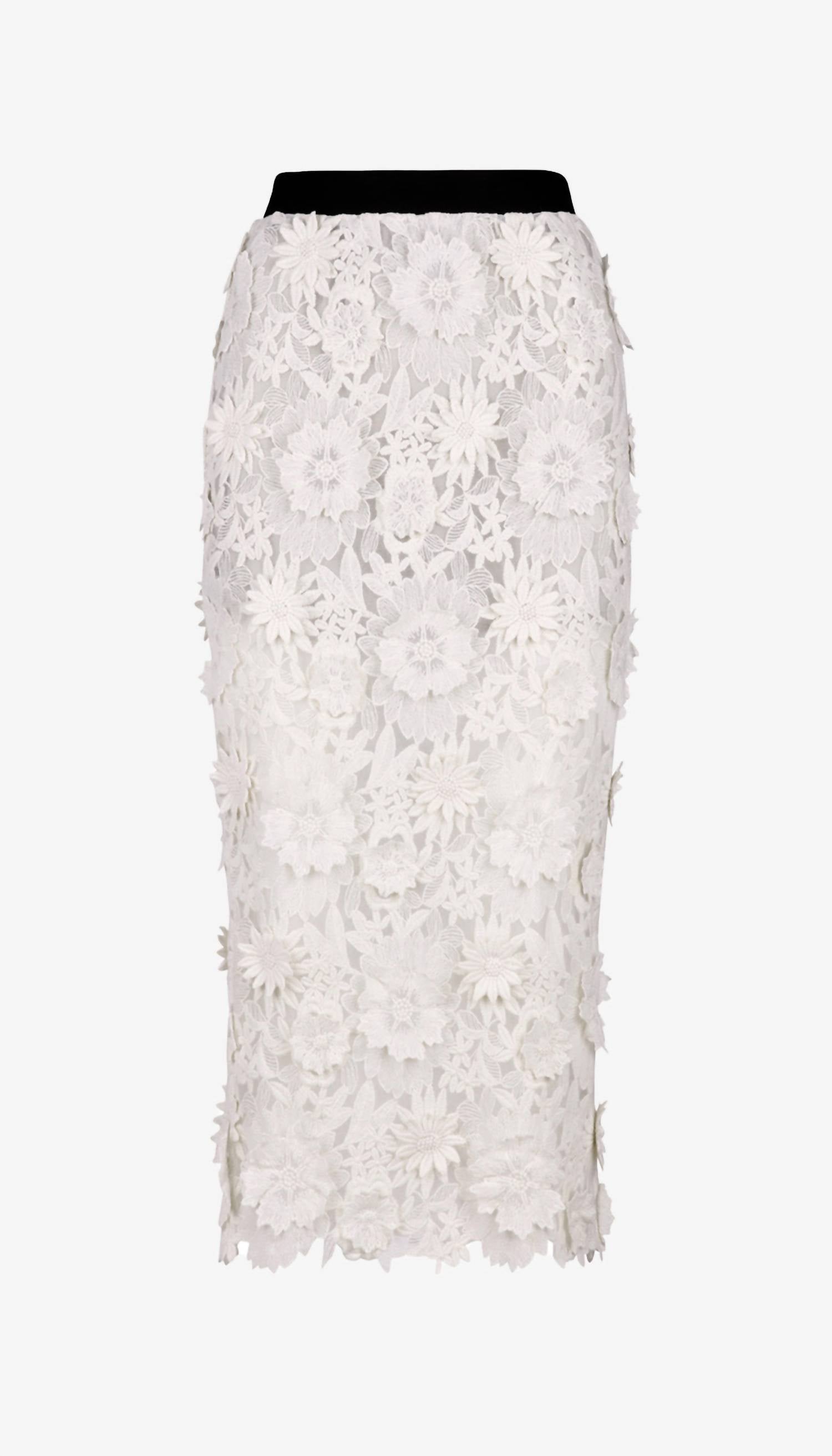 Smythe - Applique Pencil Skirt