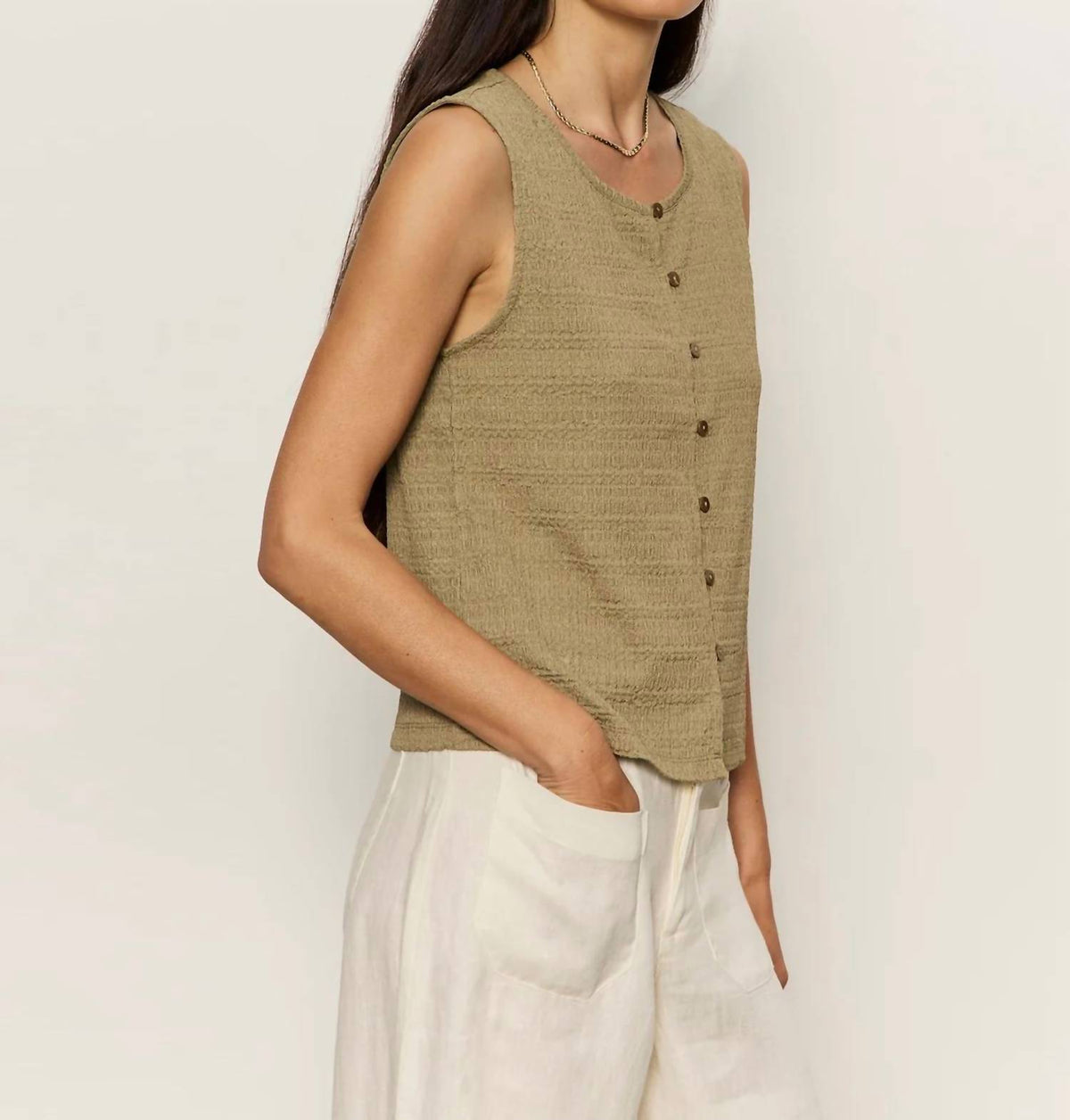 Sanctuary - Textured Vacation Shell Top