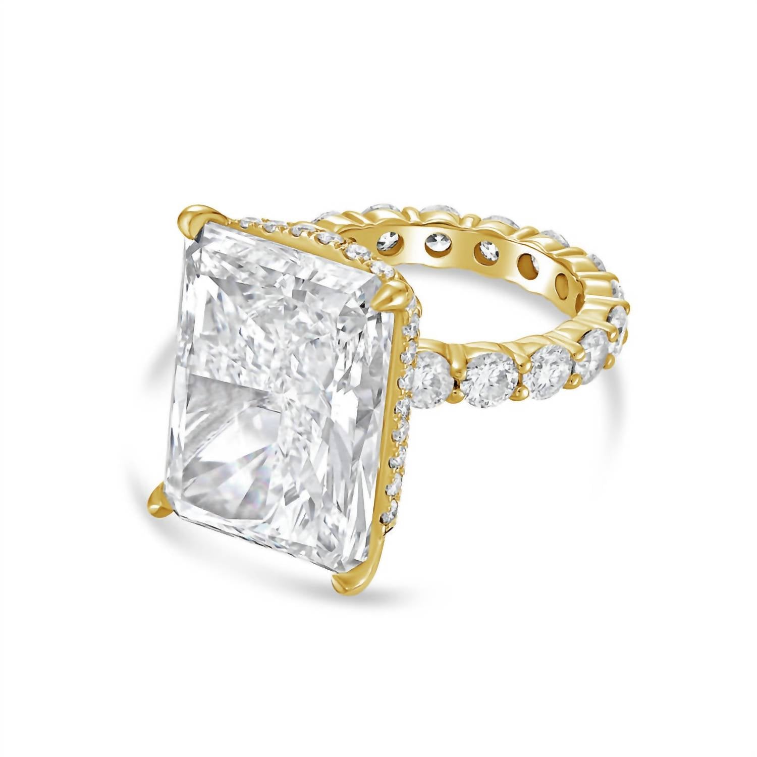 Diana M Jewels - Women's Radiant & Round Lab-Grown Diamond Fashion Ring (5.00 Ct) - Statement