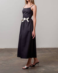 Moon River - Ribbon Midi Dress