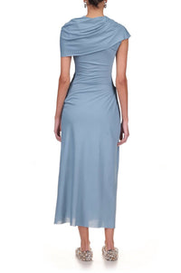 Marina Moscone - Jersey Sarong Twisted Maxi Dress