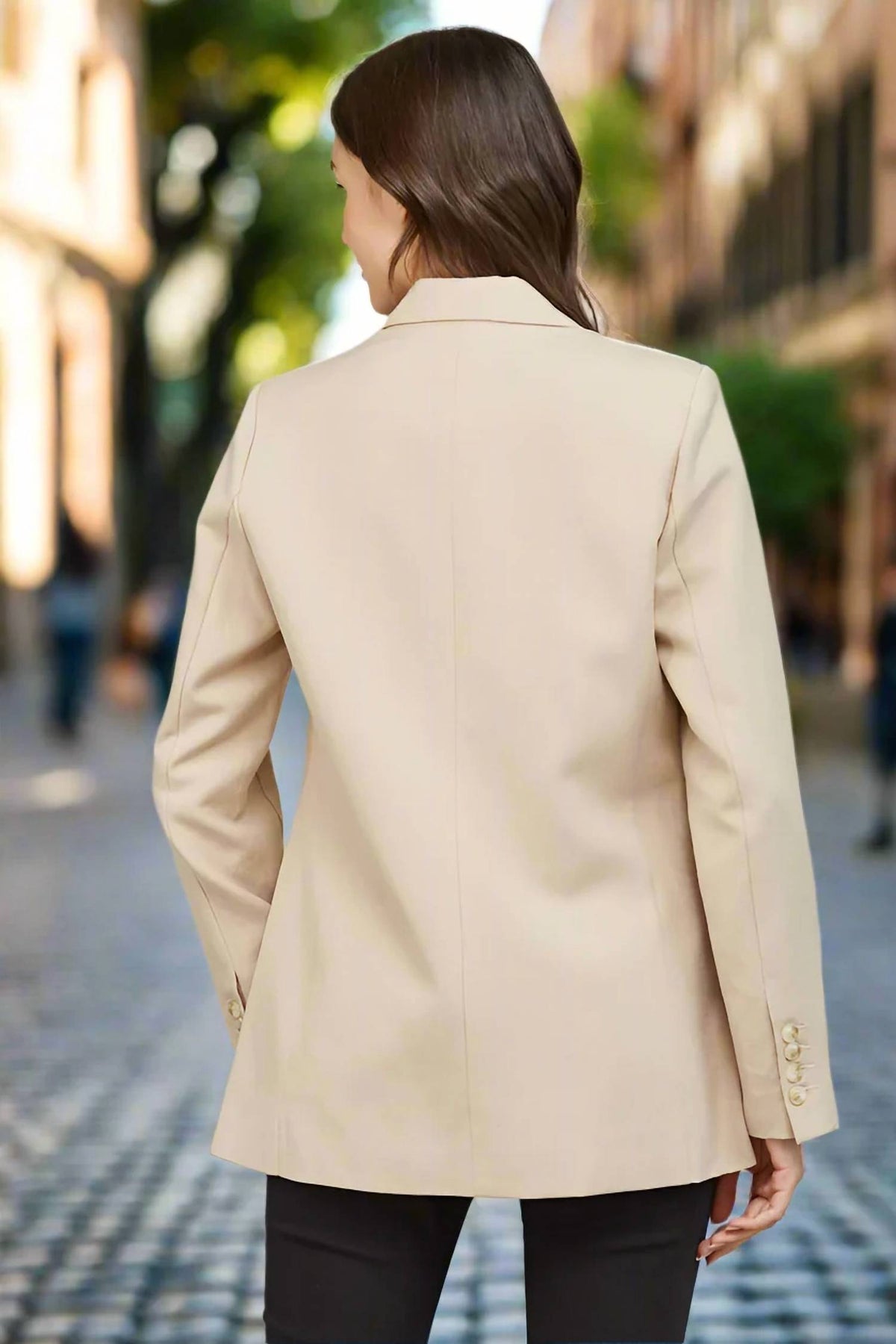 Fate - Linen Blend Oversized Blazer