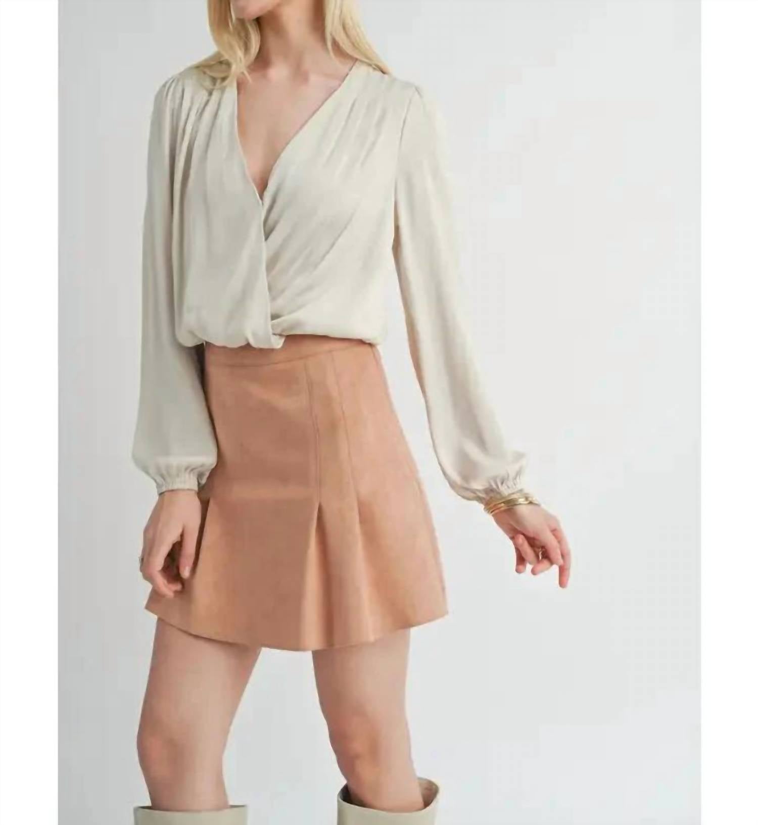 Sage The Label - Poetry Pleated Bodysuit