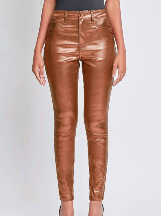 Ymi - Lina High Rise Metallic Skinny Jean