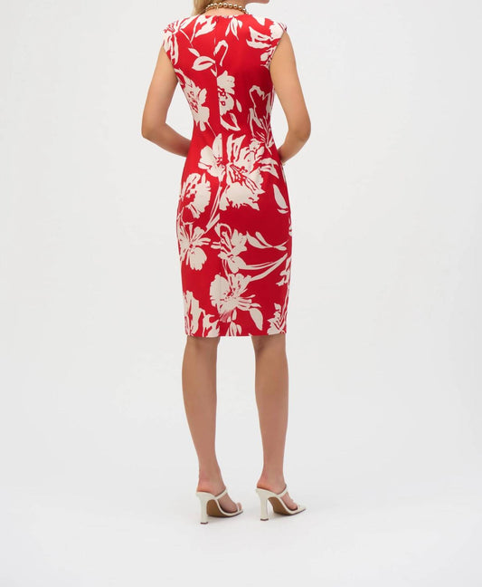 Joseph Ribkoff - Floral Split Front Dress