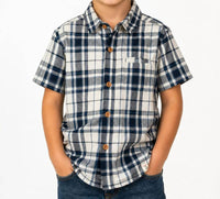 Me & Henry - Short Sleeve Plaid Shirt