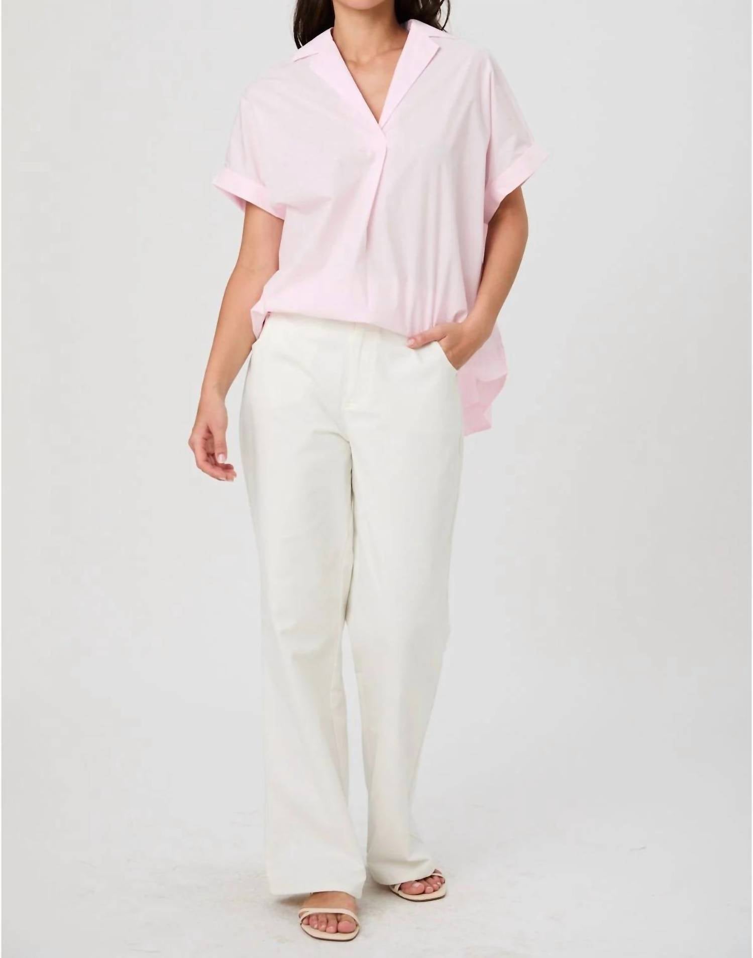 French Connection - Poplin Collared Top