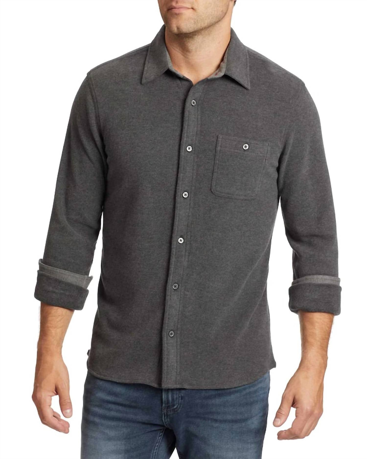 Flags & Anthem - Channing Long Sleeve Hero Knit Flannel Shirt