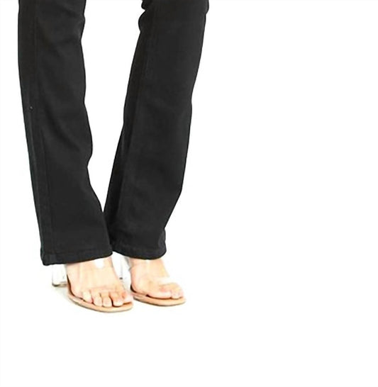 Eunina - Basic Slim Bootcut Jeans