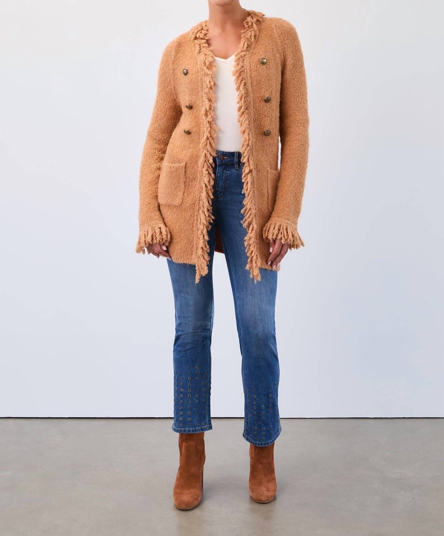 Fdj - Fringe cardigan