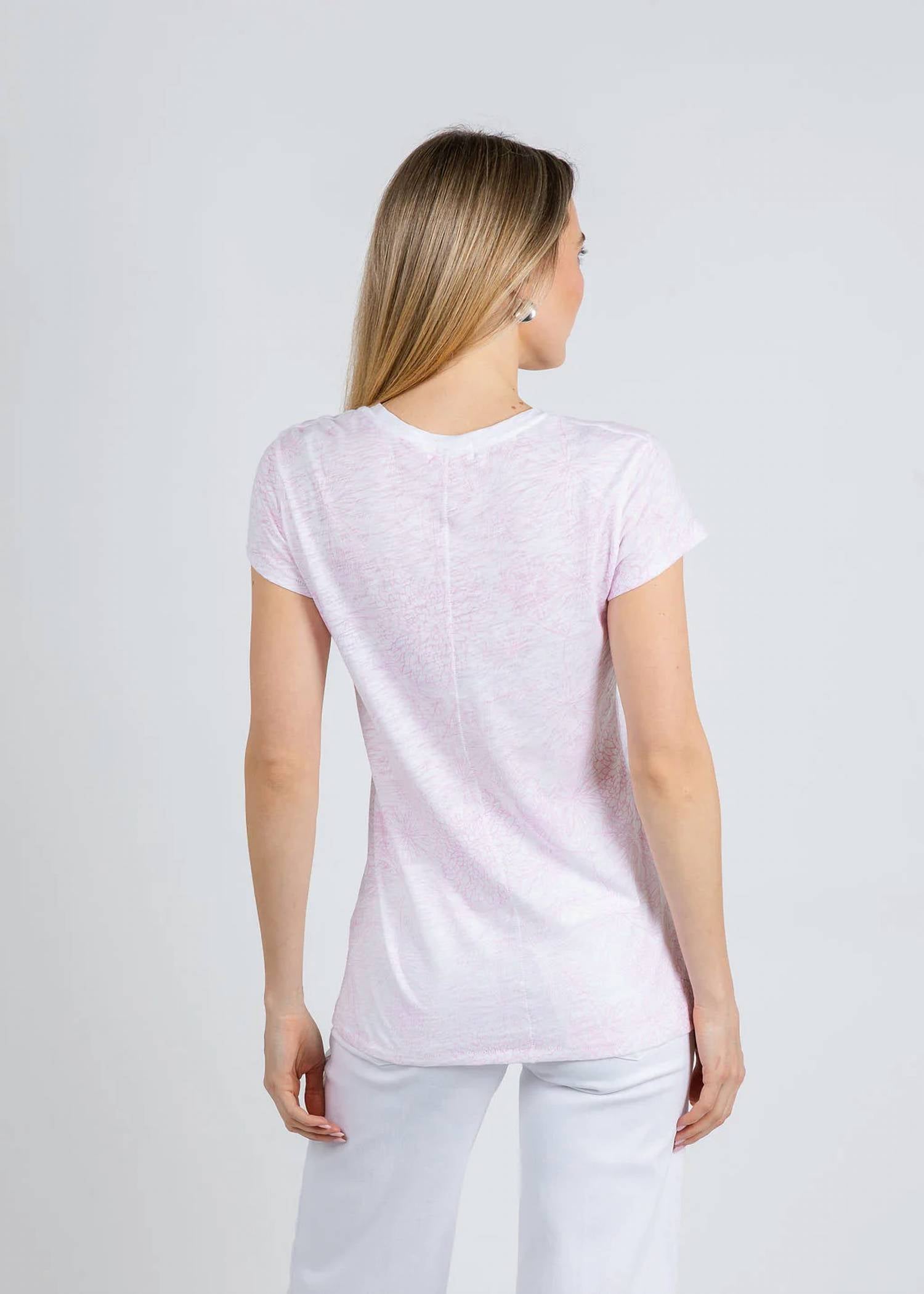 Goldie - Botanical Ringer Short Sleeve Tee