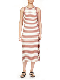 Sanctuary - The Neutral Striped Maxi Dress