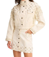 Allison New York - Women's Rhinestone Jacket