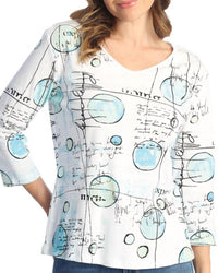 Jess & Jane - Journey Printed Cotton Top