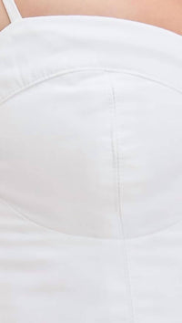 Le Bop Paige Bustier Midi Dress in white - women's dress - view 5