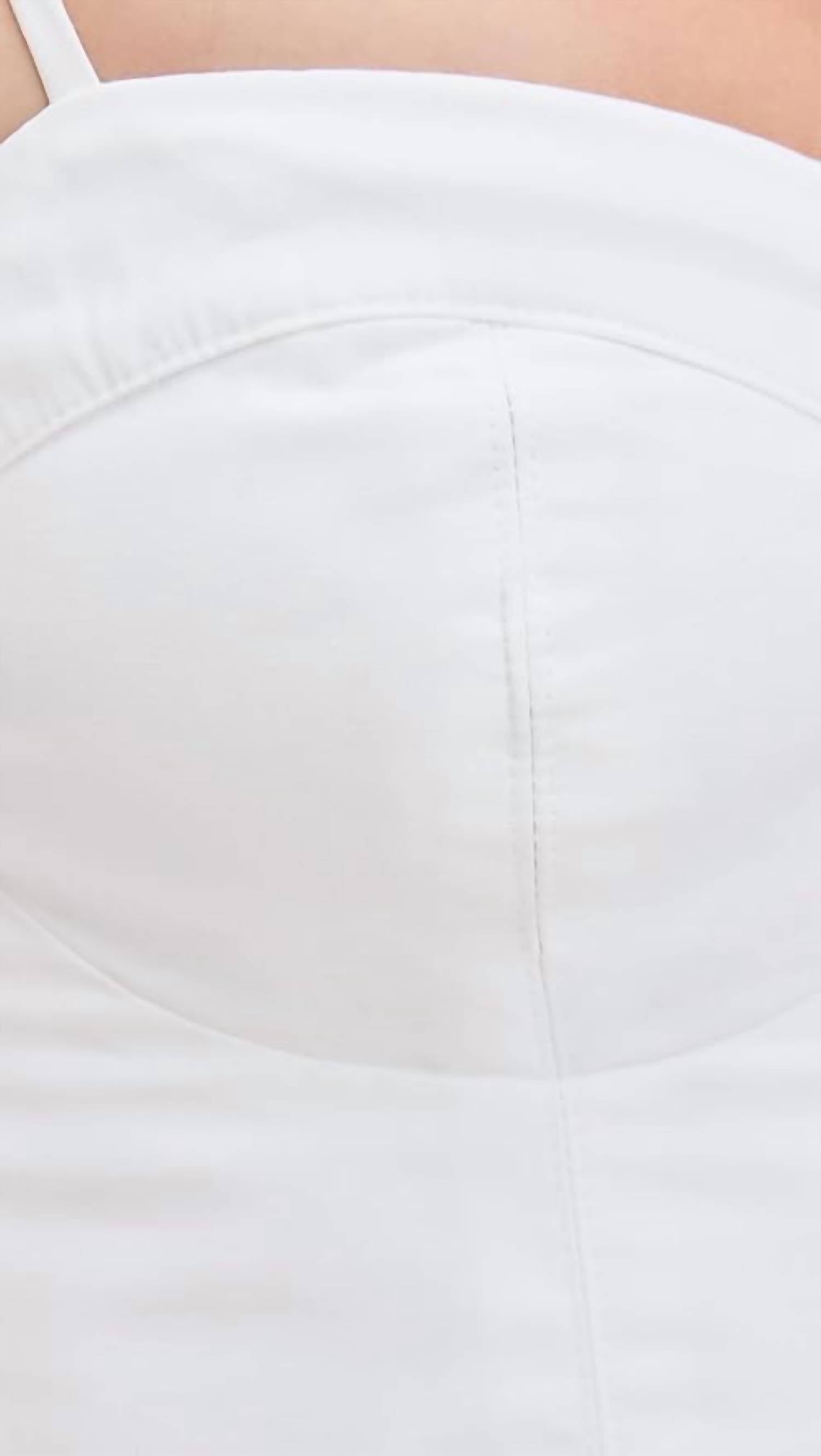 Le Bop Paige Bustier Midi Dress in white - women's dress - view 5