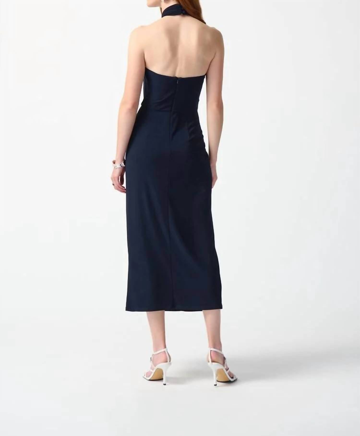 Joseph Ribkoff - Silky Knit Halter Dress