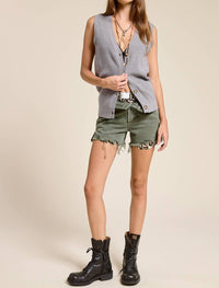 Mimosa - Buttoned Knit Sweater Vest