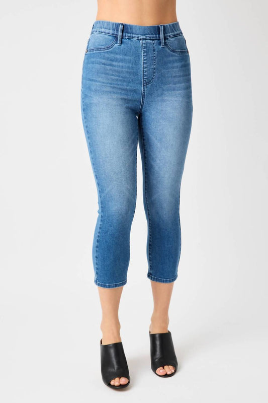 Judy Blue - High Waist Pull On Denim Jeans