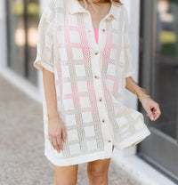 Trend:Notes - Saltwater Dream Shirt Mini Dress