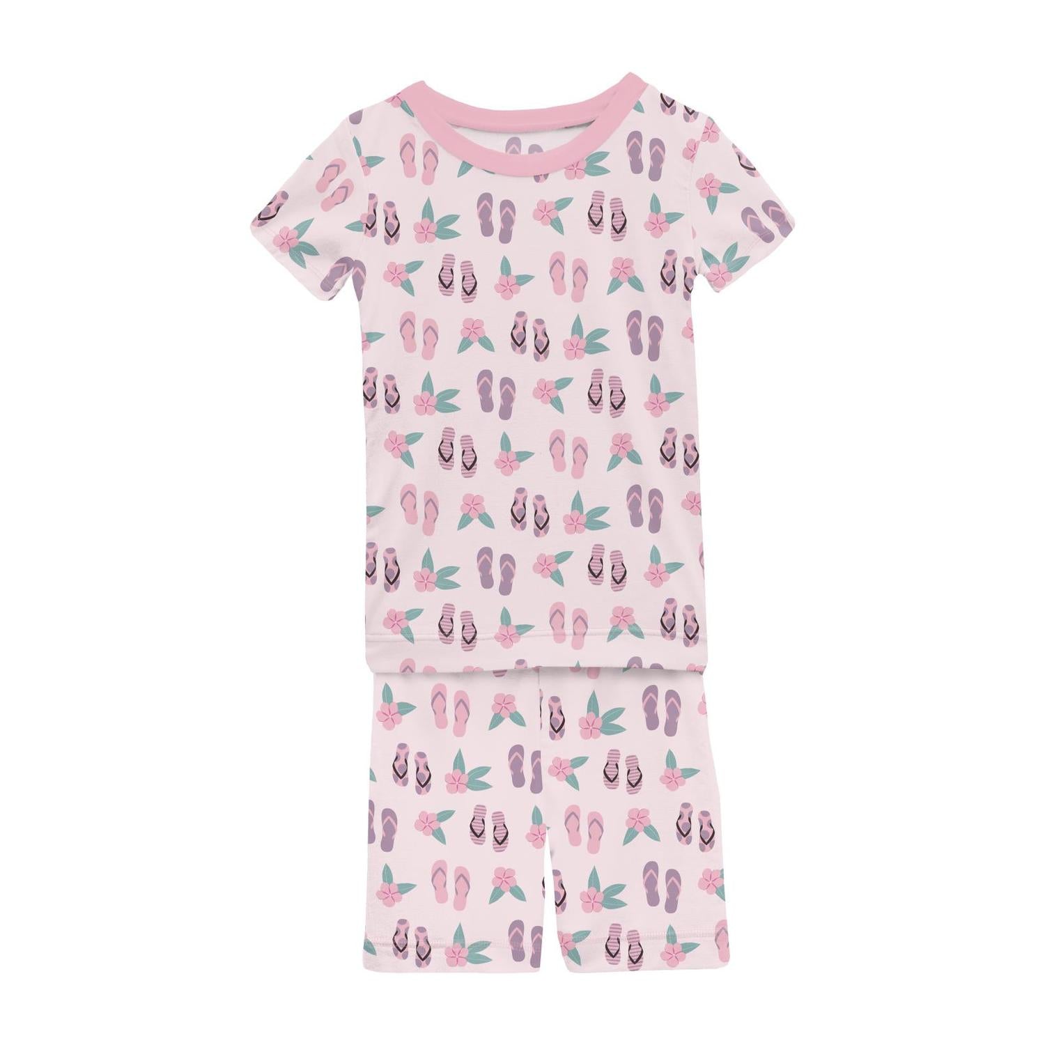Kickee - Kid's Short Sleeve Pajama Set With Shorts