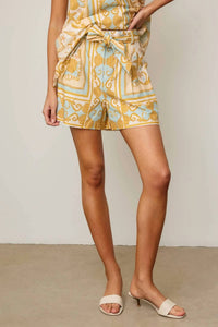 Dress Forum - Ocean Heirloom Belted Shorts