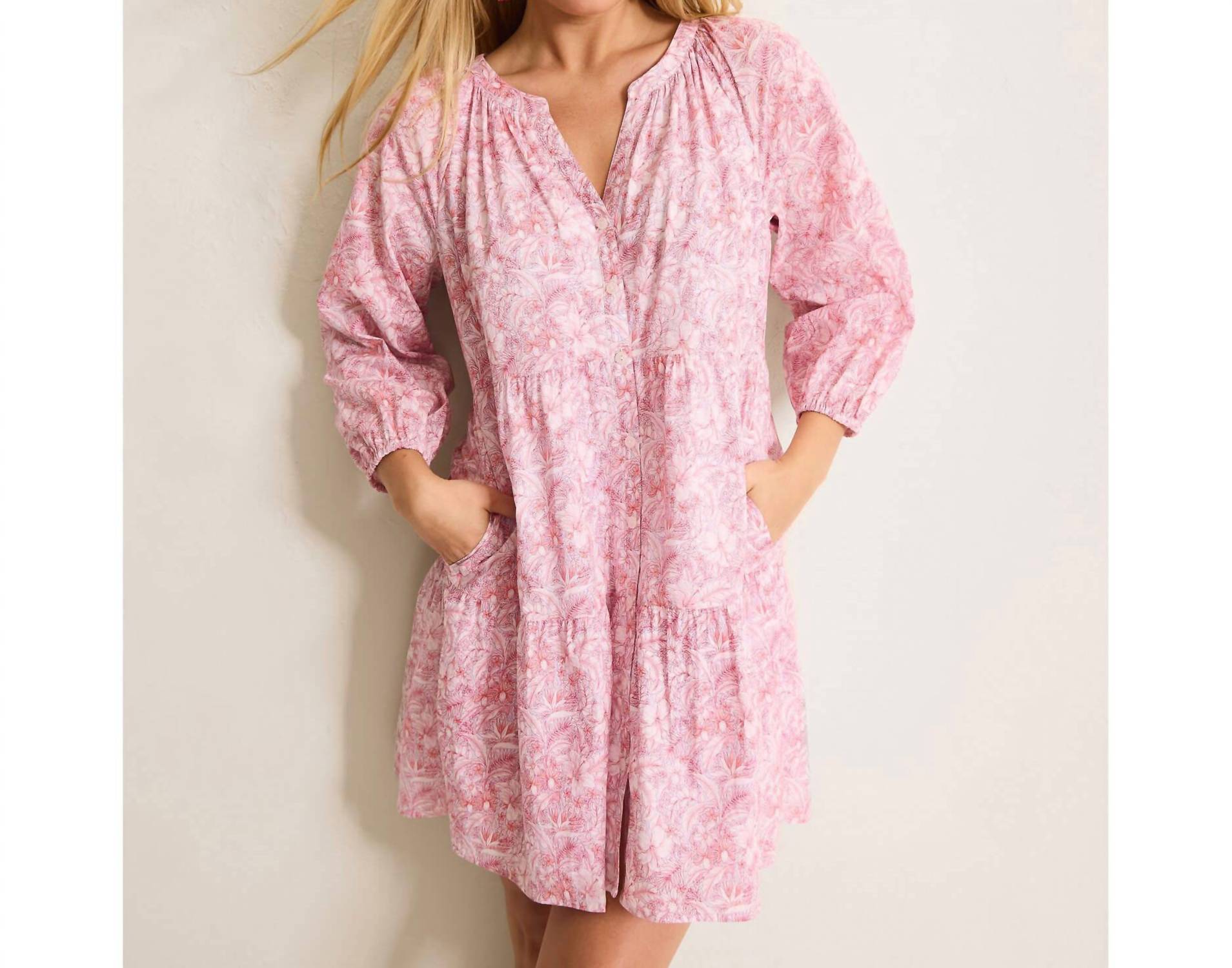 Tommy Bahama - Women's Prima Petals 3/4 Sleeve Dress