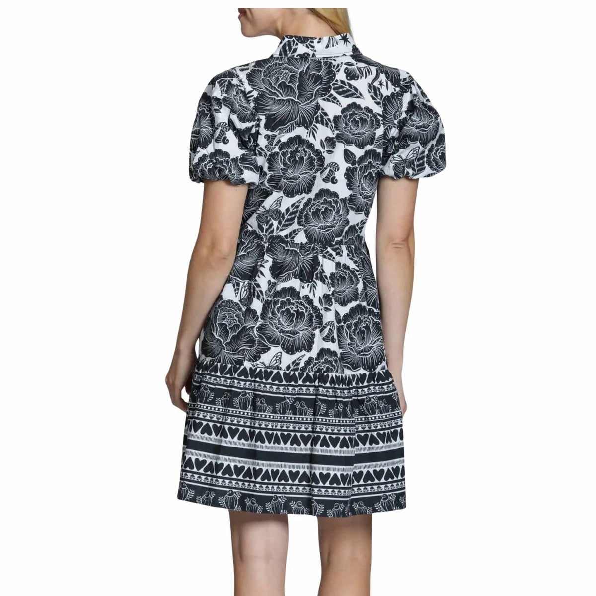 Apny - Flounce Shirt Dress