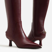 Circus by Sam Edelman Women's Yulia Knee High Boots in chianti leather - women's shoe - view 6