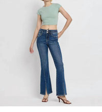 Lovervet - Western Star Flare Leg Denim Jeans