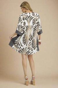 Umgee - Kimono Sleeve Mini Dress