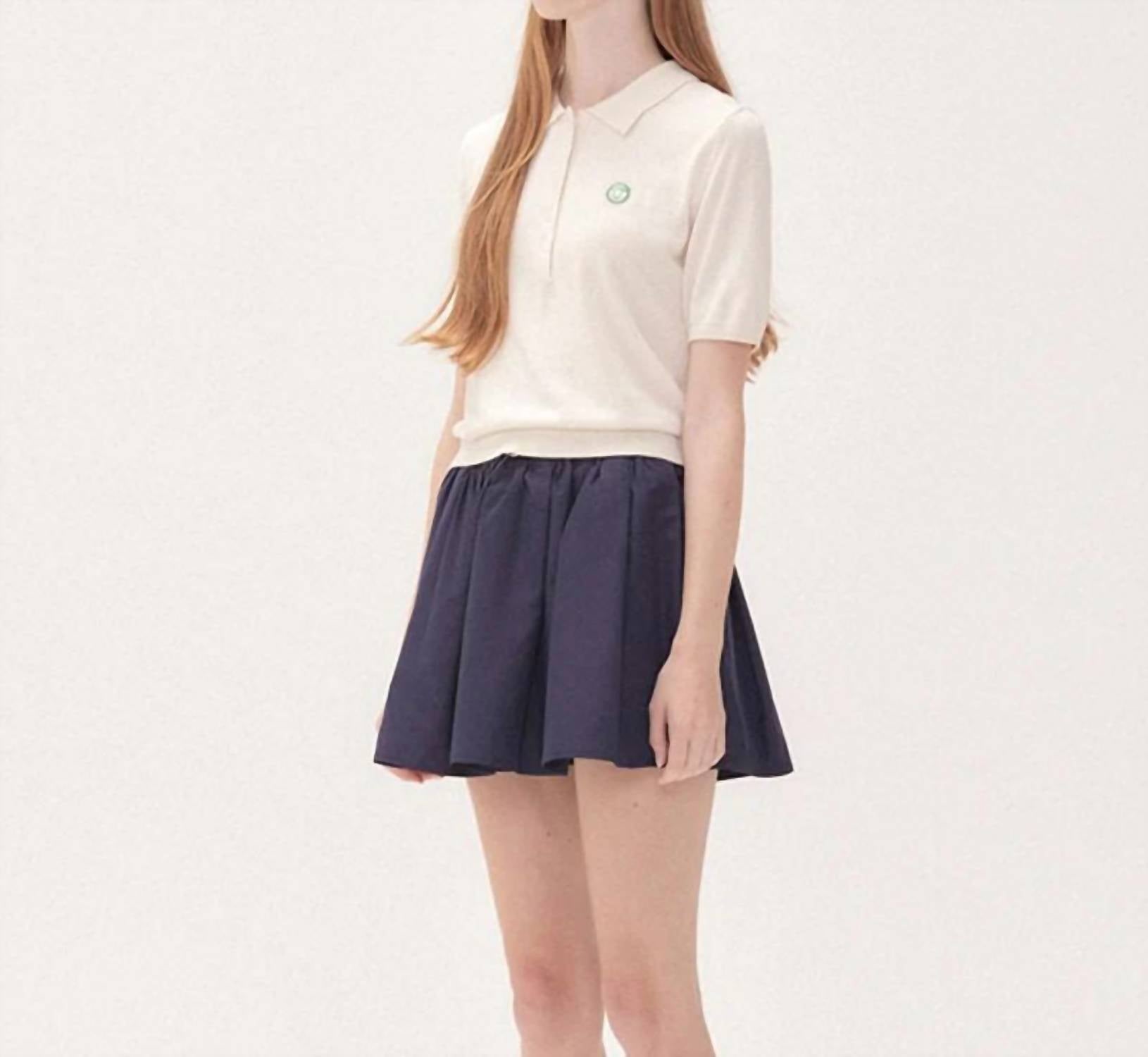 Piv'Vee - Volume Pleated Mini Skirt