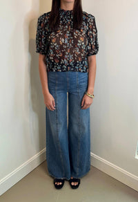 Ulla Johnson - Solenne Puff Sleeve Silk Top