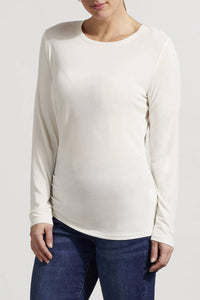 Tribal - Ruched Side Knit Top