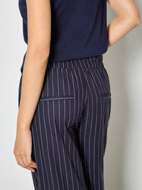 Apricot - Linen Blend Pinstripe Pant