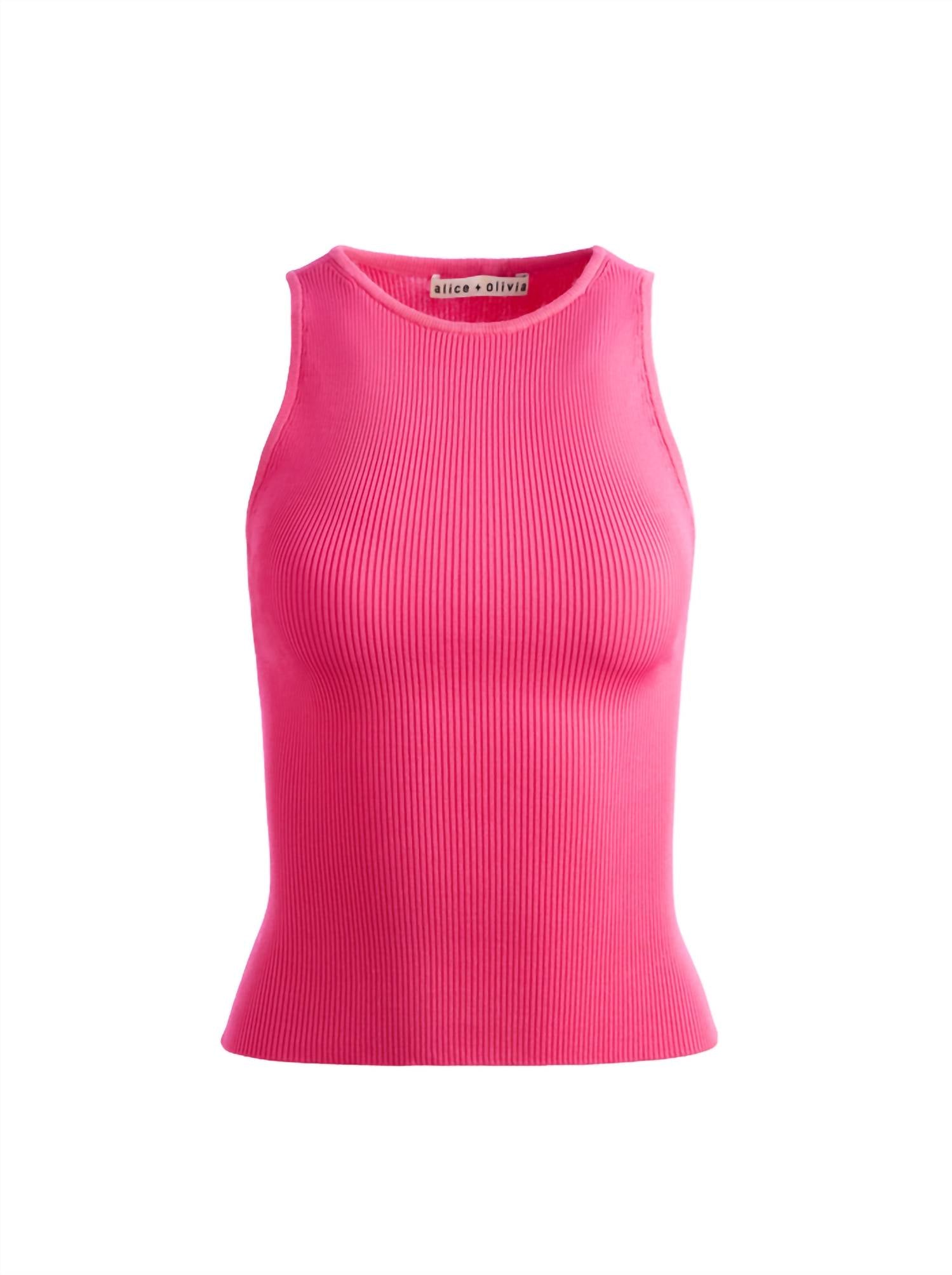 Alice + Olivia - Zulma Ribbed Knit Tank Top