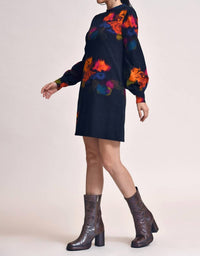 Celina Moon Liv Sheath Dress in black - women's dress - detail view