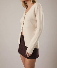 Sunday Edition - Mismatched Button Sweater