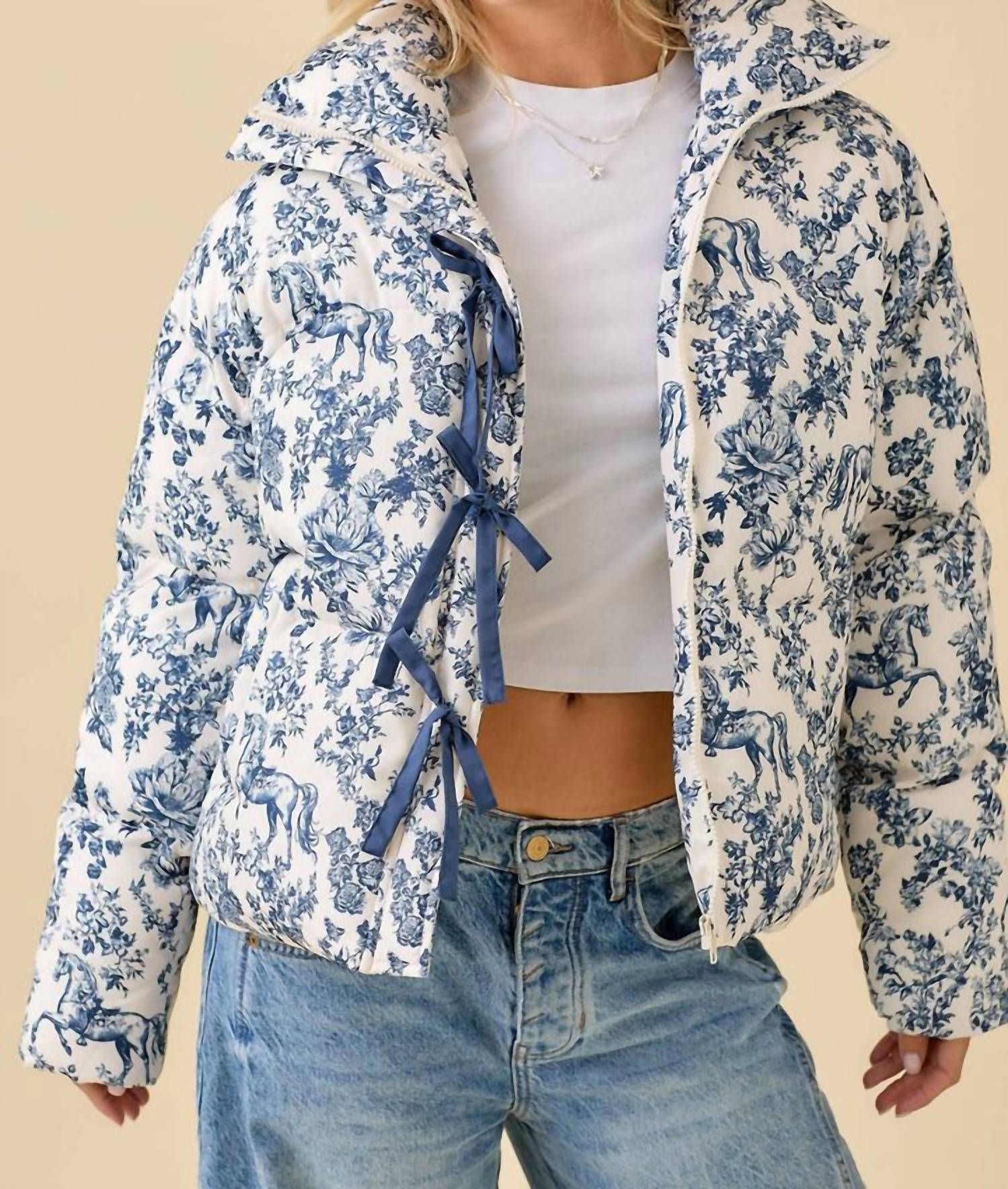 Main Strip - Paloma Horse Print Jacket