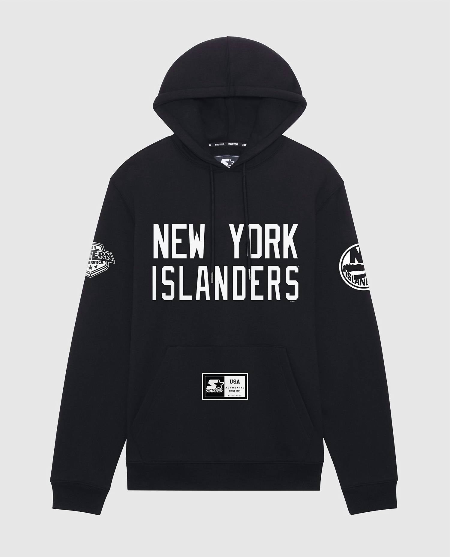 Starter - Men's New York Islanders Hat Trick Hoodie
