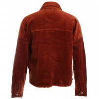 Tribal - Crop Denim Shacket With Patch Pockets