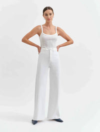Daze - Far Out With Seaming High Rise Wide Leg Jean