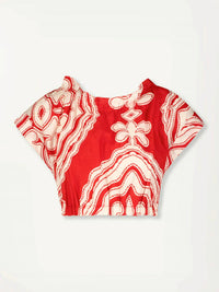 Lemlem - Muna Ruched Crop Top