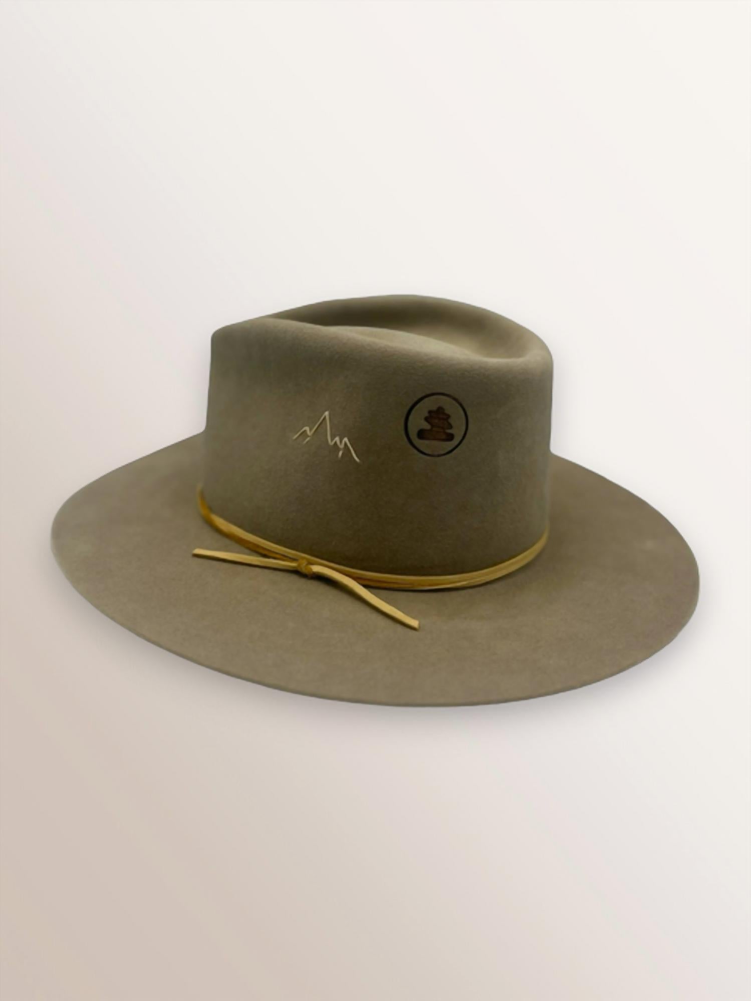 JW Bennett Men's Cloudveil Hat Band in sahara - men's hat